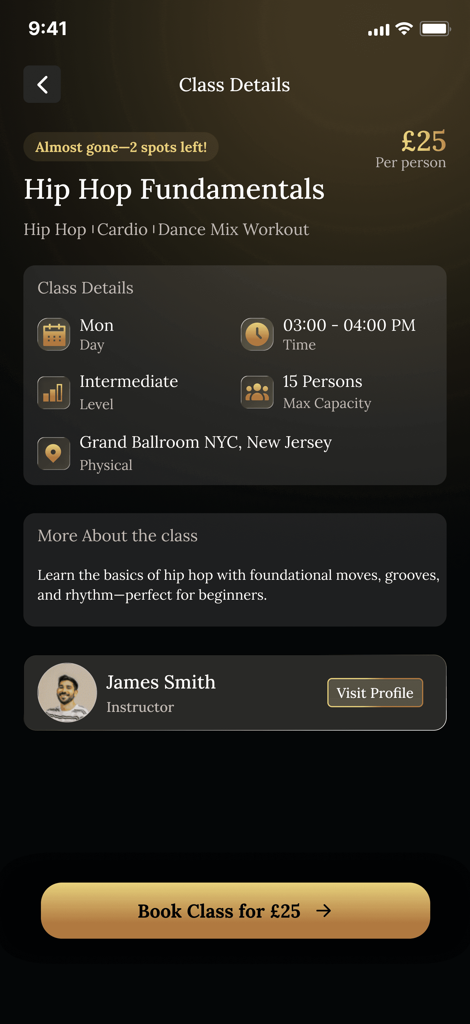 FlowDance app screen