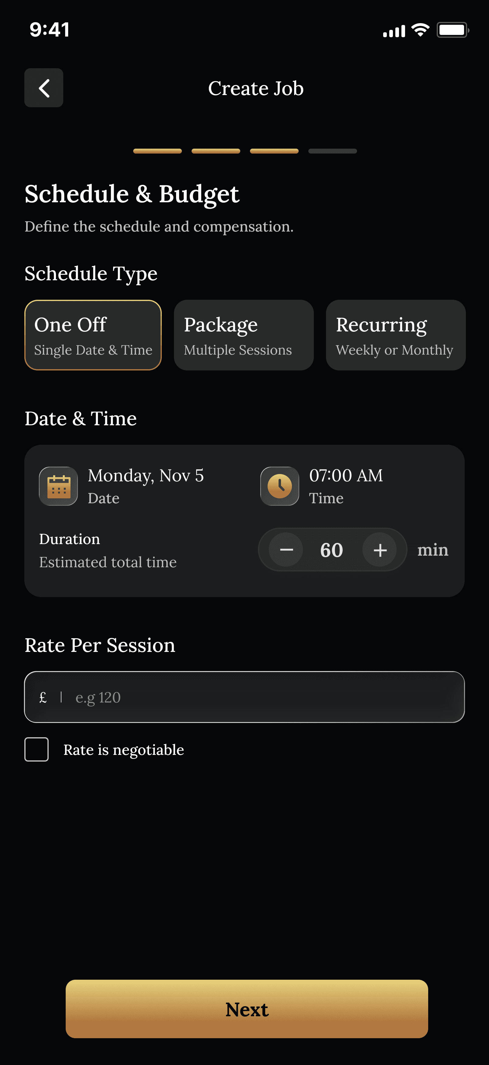FlowDance app screen